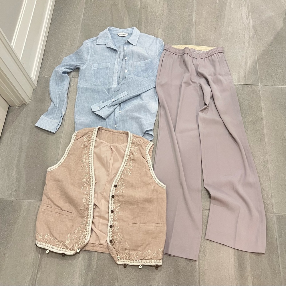 Elegant Lavender Women's Pants